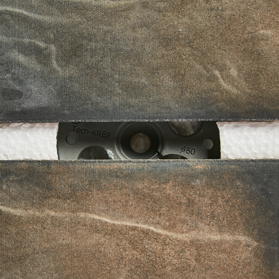 Термопанель наружный угол Мосстрой-31 Brick House коричневый 26x25x41x5 см