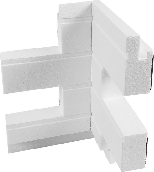 Термопанель наружный угол Мосстрой-31 Brick House коричневый 26x25x41x5 см