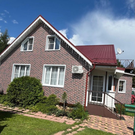 Клинкерная плитка для фасада BestPoint Exclusive Red Wine (32 шт.= 0,5 кв.м) бордово-черная 245х65х8,5 мм