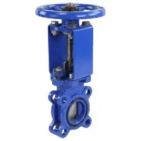 Ножевая шиберная задвижка DN.ru ggg40-ss304-nbr-2w