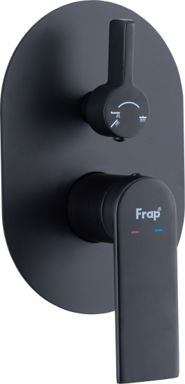 Душевая система Frap Arne F71204-6 скрытого монтажа цвет черный матовый