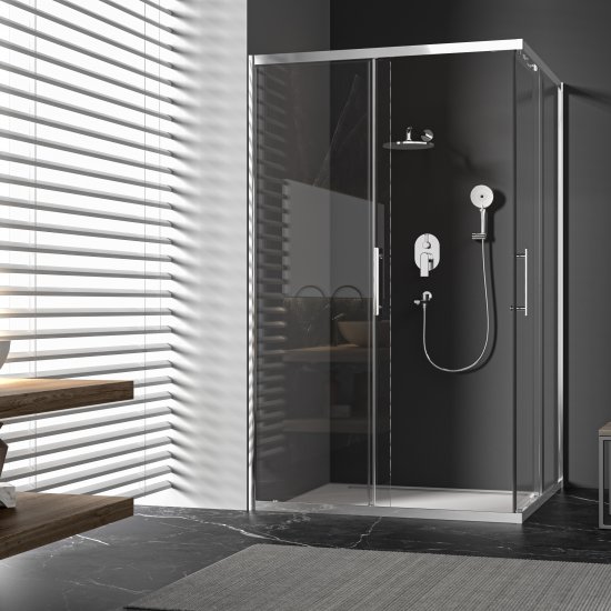 Душевая система Frap Arne F71204 скрытого монтажа цвет хром