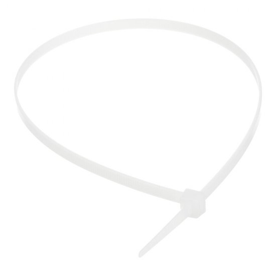 Стяжка кабельная Systeme Electric MultiSet 370х4,8 мм нейлоновая белая (100 шт.) (IMT37048W)