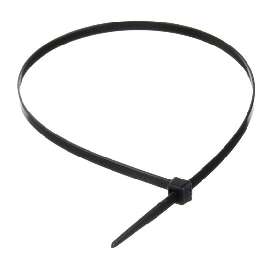 Стяжка кабельная Systeme Electric MultiSet 370х4,8 мм нейлоновая черная (100 шт.) (IMT37048B)