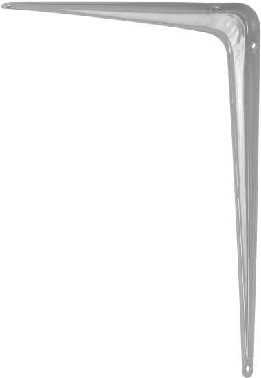 Кронштейн для полки Larvij Utility 35x30 см нагрузка до 10 кг металл цвет серый
