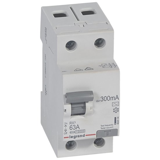 УЗО Legrand RX3 2P 63 А 300 мА 10 кА АС