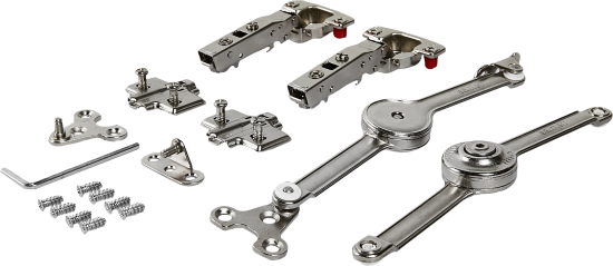 Механизм подъемный Performa Lid Stay 37 Axes сталь цвет серебро