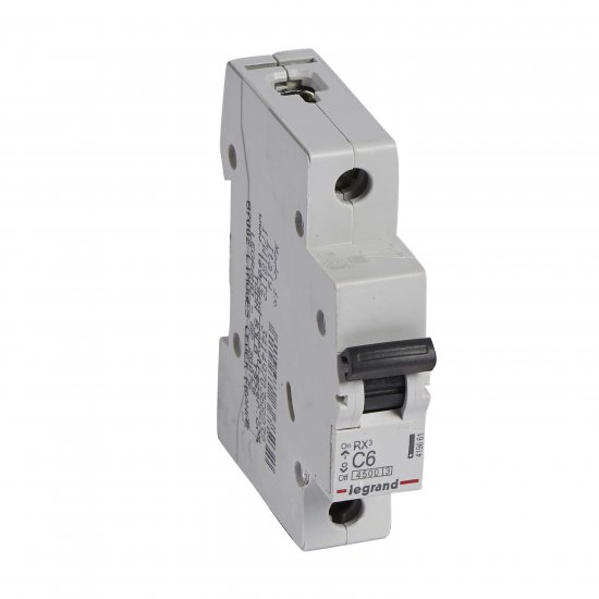 Автоматический выключатель Legrand RX3 1P C6 А 4.5 кА