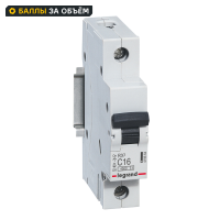 Автоматический выключатель Legrand RX3 1P C16 А 4.5 кА