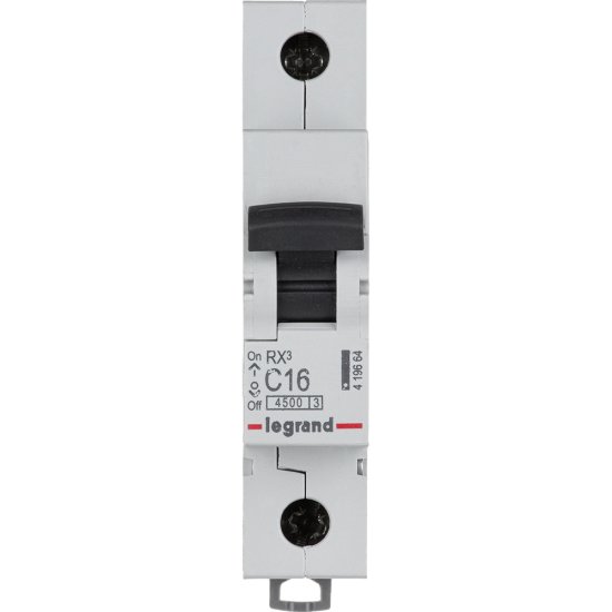 Автоматический выключатель Legrand RX3 1P C16 А 4.5 кА
