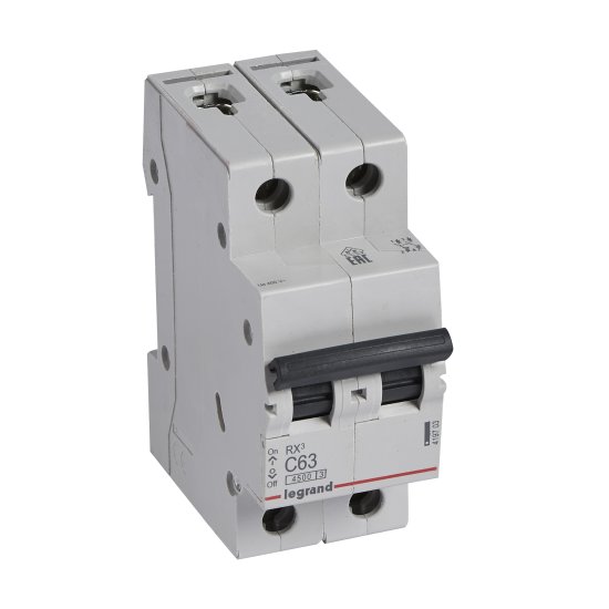Автоматический выключатель Legrand RX3 2P C63 А 4.5 кА