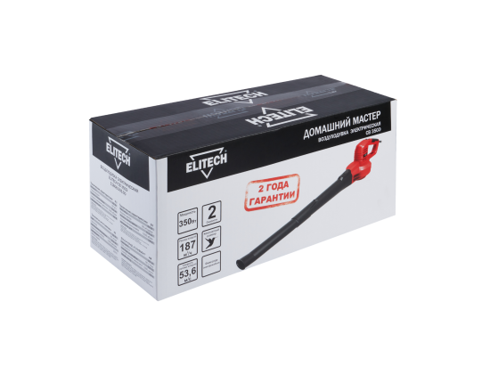 Воздуходувка электрическая Elitech 350Э 350 Вт