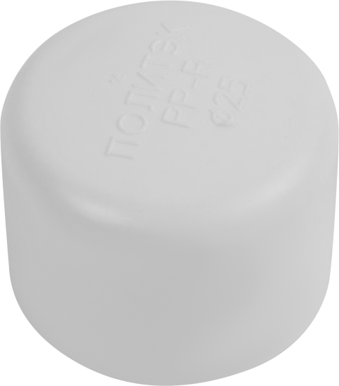 Заглушка Политэк 25 мм полипропилен