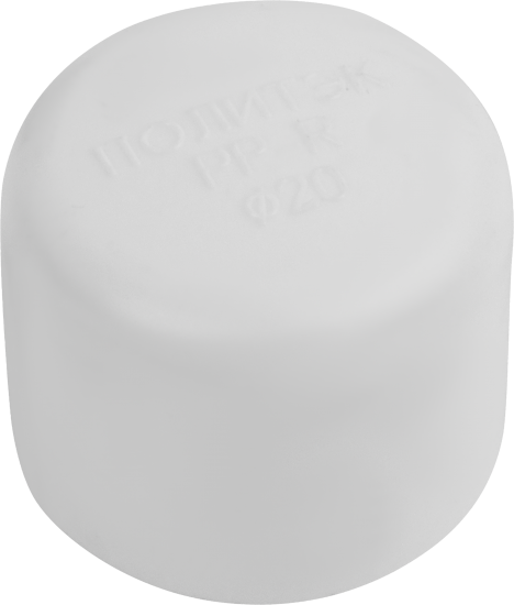 Заглушка Политэк 20x20 мм полипропилен