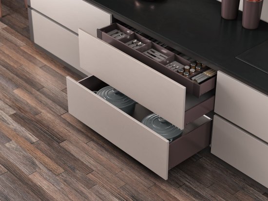 Панель для внутреннего ящика DIF40/S 36x10x11 см алюминий антрацит