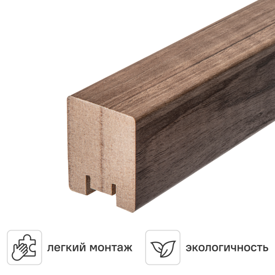 Рейка МДФ Portika цвет орех 2700x40x32 мм