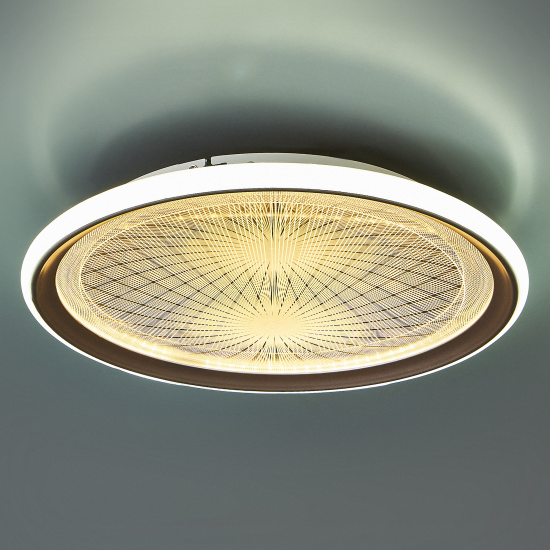 Люстра потолочная светодиодная DeMarkt Норден 82 Вт 220 В с пультом управления