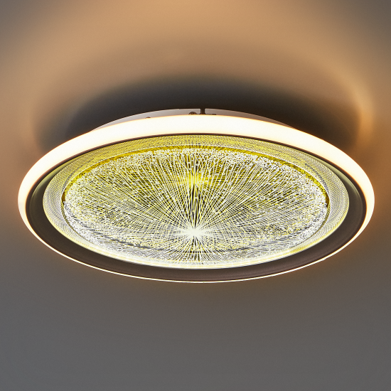 Люстра потолочная светодиодная DeMarkt Норден 82 Вт с пультом управления