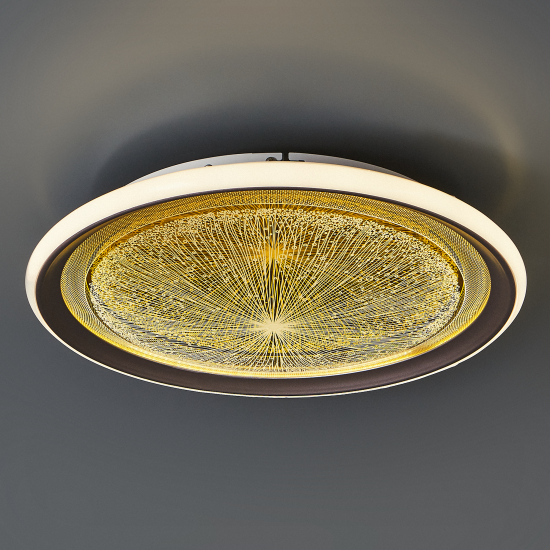 Люстра потолочная светодиодная DeMarkt Норден 82 Вт с пультом управления