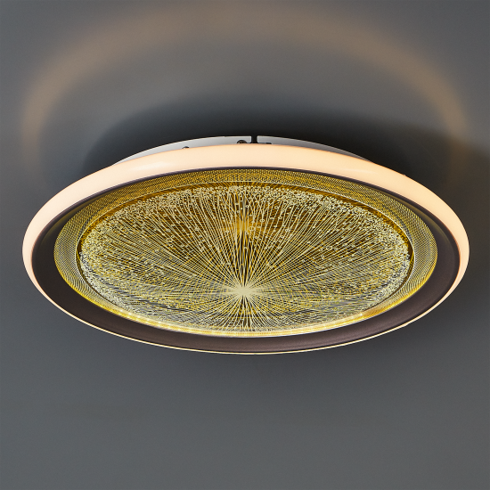 Люстра потолочная светодиодная DeMarkt Норден 82 Вт с пультом управления