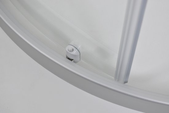Душевая ширма Метакам Apart 1/4 круга 80x80x185см цвет профиля хром раздвижная стекло 4мм прозрачное