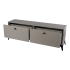 Тумба под телевизор Kub Моно 140x36x32 см ЛДСП цвет серый