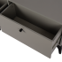 Тумба под телевизор Kub Моно 140x36x32 см ЛДСП цвет серый