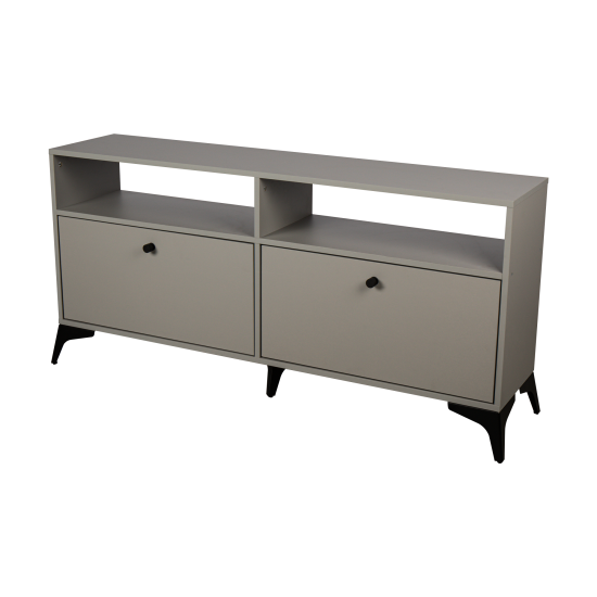 Тумба под телевизор Kub Моно 140x54x32 см ЛДСП цвет серый