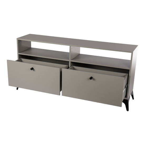 Тумба под телевизор Kub Моно 140x54x32 см ЛДСП цвет серый