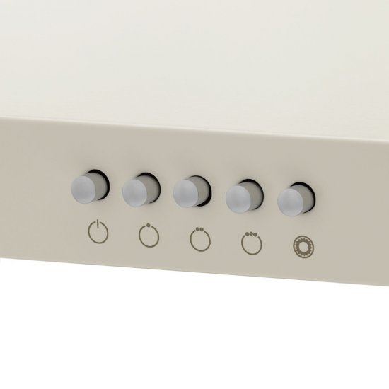 Кухонная вытяжка подвесная Krona Ermina 50 см слоновая кость (КА-00001056)