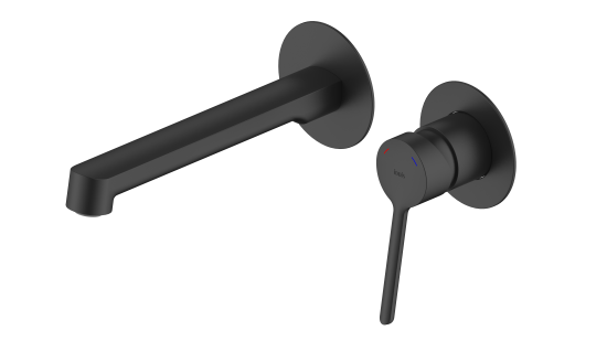 Смеситель для раковины Iddis Odda ODDBL00i65, скрытый монтаж, однорычажный, цвет черный матовый