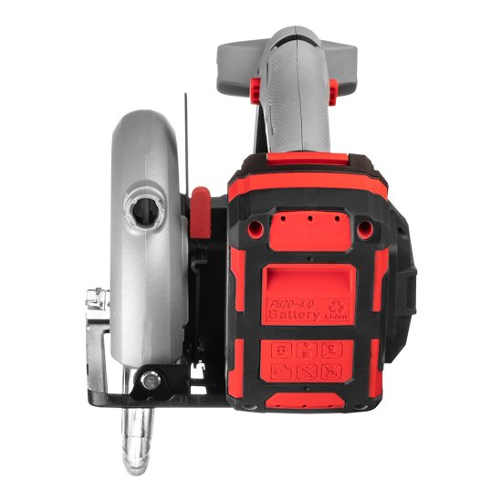 Пила дисковая аккумуляторная P.I.T. One Power 20 В 4Ач Li-Ion d165 мм с АКБ и ЗУ (PKS20H-165A/1)