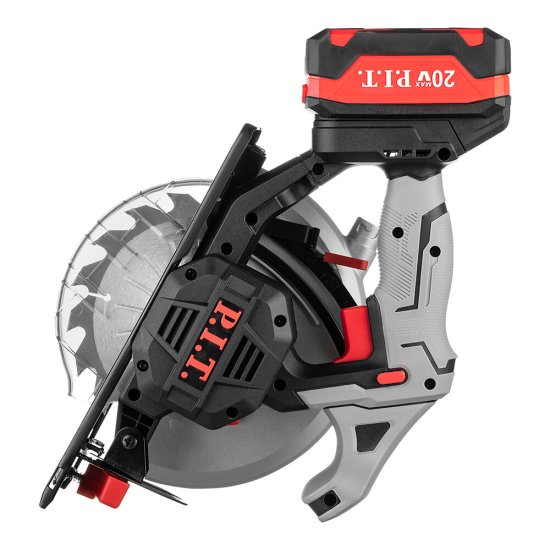 Пила дисковая аккумуляторная P.I.T. One Power 20 В 4Ач Li-Ion d165 мм с АКБ и ЗУ (PKS20H-165A/1)