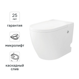 Унитаз приставной IDDIS ИМПУЛЬС (IMPULSE) IMPUDSEi26 с функцией импульсного смыва