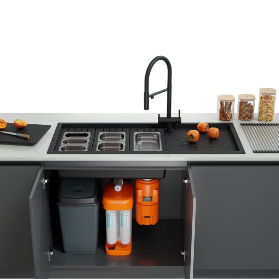 Измельчитель пищевых отходов Omoikiri Nagare Slim 900 550 Вт 3000 об./мин (4995062)