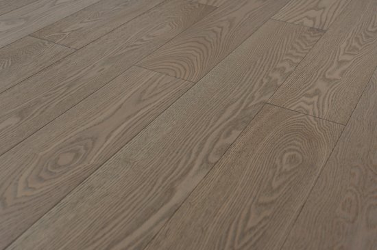 Паркетная доска однополосная «Ясень серый» лак 0.909 м²