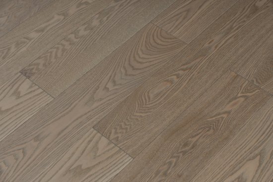 Паркетная доска однополосная «Ясень серый» лак 0.909 м²