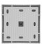 Коробка распределительная для кабель-каналов 76х76х35 мм IP20 DKC (00677)