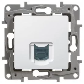 Одноместная компьютерная розетка Legrand Etika
