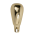 Крючок мебельный Ajax MB-LM/K-001 5x5.8x1 см цвет золотой
