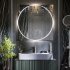 Зеркало для ванной Omega Glass Duo 70x70 см с подсветкой и изменением цвета