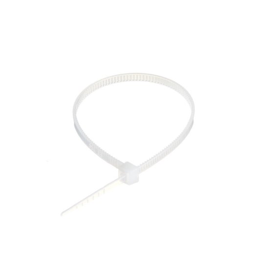 Стяжка кабельная КМ 150х2,5 мм нейлоновая белая (100 шт.) (ЦБ-00020776)