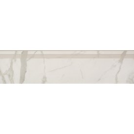 Керамогранит ступень Estima Melody MO101 белый 1200х300х10 мм