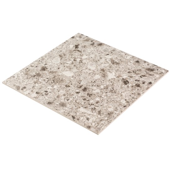 Керамогранит Grasaro Terrazzo белый 600х600х9 мм (5 шт.=1,8 кв.м)
