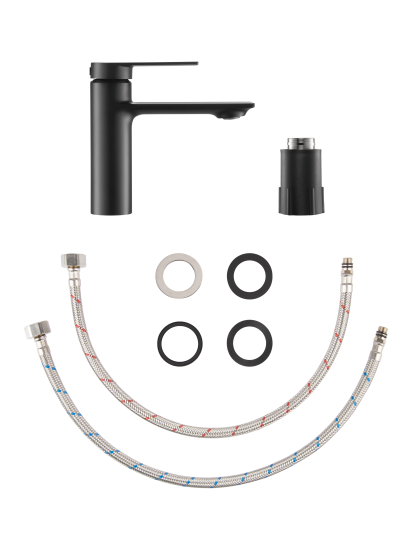 Смеситель для раковины Osgard Endi 18013 однорычажный цвет черный матовый