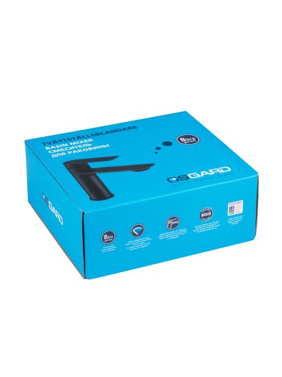 Смеситель для раковины Osgard Endi 18013 однорычажный цвет черный матовый