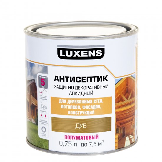 Антисептик алкидный Luxens полуматовый дуб 0.75 л