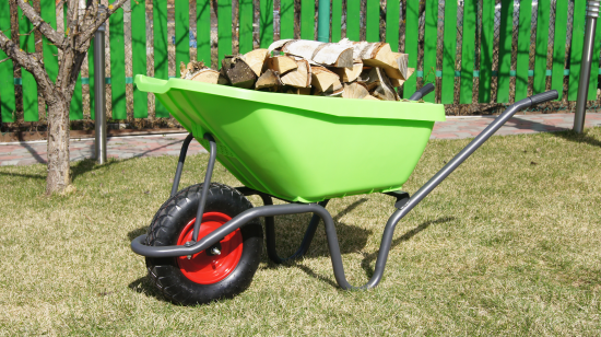 Тачка садовая одноколесная 175 кг/110 л