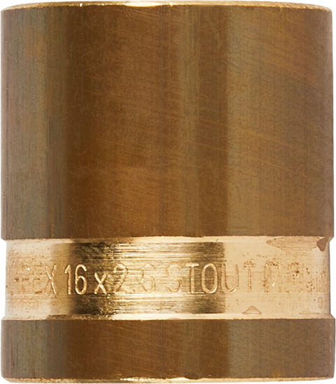 Гильза Stout 16 мм латунь