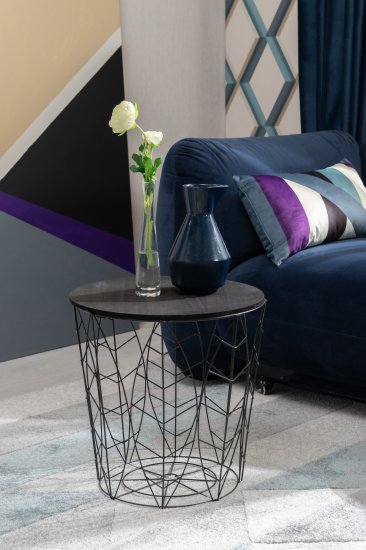 Ваза средняя Розовая стекло цвет прозрачный 36см